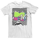 LN^[ S TVc F zCg y LICENSED CHARACTER MTV SLIME CHECKERED SPLASH LOGO TEE / WHITE z Yt@bV gbvX Jbg\[