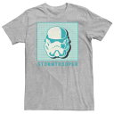 【★Fashion THE SALE★7/12午前10時迄】ストームトゥルーパー アート Tシャツ ヘザー スターウォーズ 【 STAR WARS STORMTROOPER POP ART TEE / ATHLETIC HEATHER 】 メンズファッション トップス カットソー