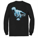 キャラクター ロゴ Tシャツ 【 LICENSED CHARACTER JURASSIC WORLD VELOCIRAPTOR HOLOGRAM TITLE L...