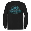 キャラクター ロゴ ディープ Tシャツ 【 LICENSED CHARACTER JURASSIC WORLD TWO LOGO LOST IN THE DEE...