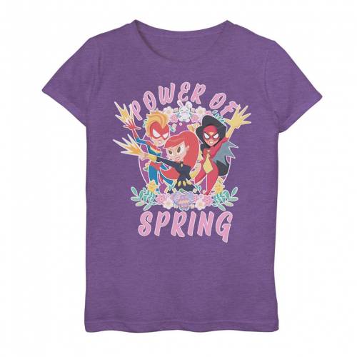 キャラクター パワー スプリング Tシャツ 【 LICENSED CHARACTER MARVEL EASTER GROUP SHOT POWER OF S..