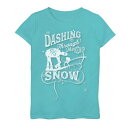 Tシャツ 青色 ブルー スターウォーズ SNOW&#34; 【 STAR WARS AT-AT DASHING THROUGH HOLIDAY TEE / TAHI BLUE 】 キッズ ベビー マタニティ トップス カットソー