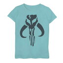 ロゴ Tシャツ 青色 ブルー スターウォーズ 【 STAR WARS THE MANDALORIAN MYTHOSAUR SKULL LOGO TEE / TAHI BLUE 】 キッズ ベビー マタニティ トップス カットソー