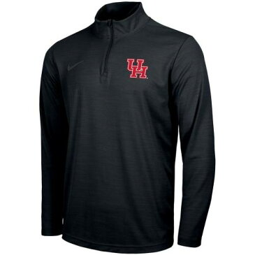ナイキ NIKE ヒューストン クーガーズ パフォーマンス ジャケット 黒色 ブラック プルオーバージャケット 【 NIKE INTENSITY PERFORMANCE QUARTERZIP BLACK HOU 】 メンズファッション コート ジャケッ