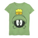 【★スーパーSALE★12/11深夜2時迄】キャラクター グラフィック Tシャツ 緑 グリーン 【 LICENSED CHARACTER LOONEY TUNES MARVIN MARTIAN FACE PORTRAIT GRAPHIC TEE / GREEN APPLE 】 キッズ ベビー マタニティ トップス カットソー