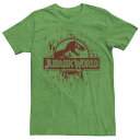 キャラクター 黄色 イエロー アイコン グラフィック Tシャツ 【 LICENSED CHARACTER JURASSIC WORLD GLITCHY GRID...