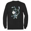 ニコロデオン スリーブ グラフィック Tシャツ 長袖 【 NICKELODEON INVADER ZIM X-RAY SCHEMATIC GIR LONG SLEEVE GRAPHIC TEE / 】 メンズファッション トップス カットソー