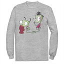 ニコロデオン ファイア スリーブ グラフィック Tシャツ 長袖 【 NICKELODEON INVADER ZIM WALKING GIR FIRE HYDRANT PORTRAIT LONG SLEEVE GRAPHIC TEE / 】 メンズファッション トップス カットソー