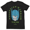 マーベル ウォーリアー ビンテージ ヴィンテージ グラフィック Tシャツ 【 MARVEL THOR RAGNAROK ASGARDIAN WARRIOR VINTAGE NEON GRAPHIC TEE / 】 メンズファッション トップス カットソー