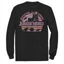 キャラクター スリーブ グラフィック Tシャツ 長袖 【 LICENSED CHARACTER JURASSIC WORLD RETRO ADVENTURE C...