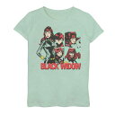 マーベル 黒色 ブラック グラフィック Tシャツ 【 MARVEL BLACK WIDOW LOCKUP GRAPHIC TEE / MINT 】 キッズ ベビー マタニティ トップス カットソー