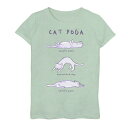 キャラクター グラフィック Tシャツ 【 LICENSED CHARACTER FIFTH SUN CAT YOGA MOVES GRAPHIC TEE / MINT 】 キッズ ベビー マタニティ トップス カットソー