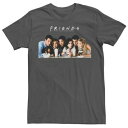【★Fashion THE SALE★7/12午前10時迄】キャラクター ロゴ Tシャツ チャコール 【 LICENSED CHARACTER FRIENDS MILK SHAKE GROUP SHOT LOGO TEE / CHARCOAL 】 メンズファッション トップス カットソー(4)