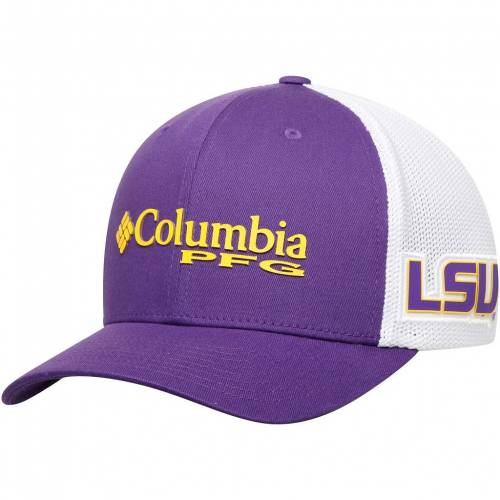 紫 パープル ルイジアナステイト タイガース ファイティングタイガース 【 PURPLE UNBRANDED COLUMBIA COLLEGIATE PFG FLEX HAT LSU 】