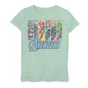 マーベル グラフィック Tシャツ 【 MARVEL AVENGERS UNITE PANELS GRAPHIC TEE / MINT 】 キッズ ベビー マタニティ トップス カットソー