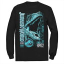キャラクター 青色 ブルー テック Tシャツ 【 LICENSED CHARACTER JURASSIC WORLD TWO BLUE FACE TECH SC...