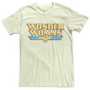 LN^[ fB[V[ R~bNX re[W Be[W S TVc i` y LICENSED CHARACTER DC COMICS WONDER WOMAN VINTAGE DISTRESSED LOGO TEE / NATURAL z Yt@bV gbvX Jb