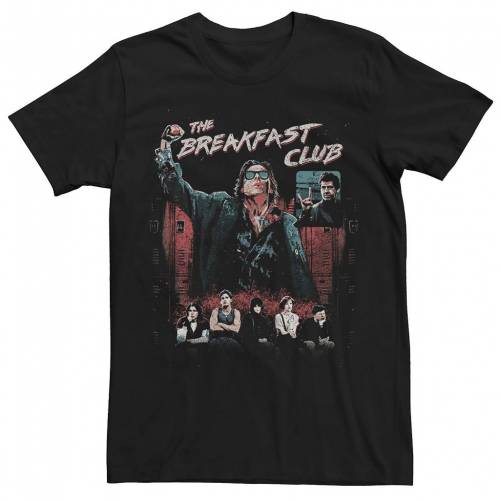 キャラクター クラブ 黒色 ブラック Tシャツ DON'T 【 LICENSED CHARACTER THE BREAKFAST CLUB THEY FORGET BLACK TEE / 】 メンズファッション トップス カットソー(4)
