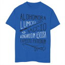 【★Fashion THE SALE★7/12午前10時迄】キャラクター Tシャツ 【 LICENSED CHARACTER HARRY POTTER SPELL STACK POSTER TEE / ROYAL 】 キッズ ベビー マタニティ トップス カットソー