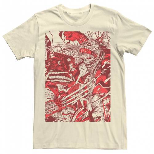 マーベル 赤 レッド Tシャツ ナチュラル VS. 【 MARVEL OMEGA RED WOLVE ...