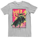 マーベル グラフィック Tシャツ 銀色 シルバー 【 MARVEL THOR RAGNAROK HELA EVIL OF ASGARD GRAPHIC TEE / SILVER 】 メンズファッション トップス カットソー