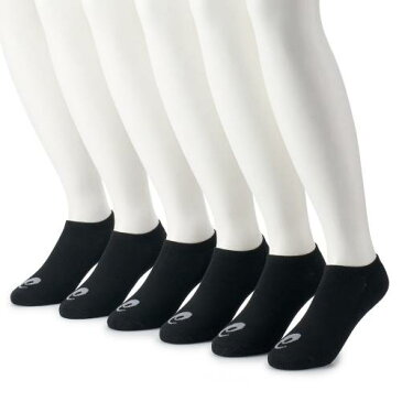 アシックス ASICS パフォーマンス 靴下 黒色 ブラック 【 ASICS 6PACK PERFORMANCE NOSHOW SOCKS BLACK 】 インナー 下着 ナイトウエア メンズ 下 レッグ