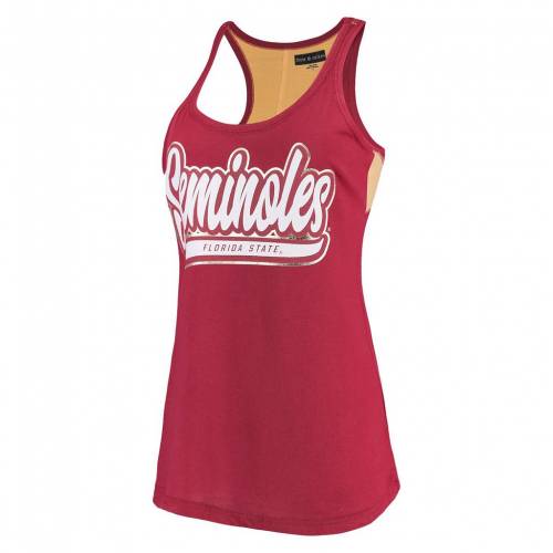 ニューエラ NEW ERA エラ フロリダ スケートボード セミノールズ ジャージー タンクトップ 赤 レッド ニューエラ & フロリダステイト 【 STATE RED 5TH OCEAN BY GARNET JERSEY RACERBACK 2HIT FSU 】 レ