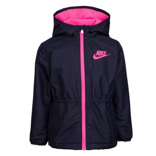 ナイキ NIKE フード付 アノラック フルジップ ジャケット 黒色 ブラック 【 NIKE S 46X RIPSTOP HOODED ANORAK FULLZIP JACKET BLACK 】 キッズ ベビー マタニティ コート