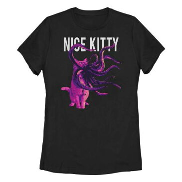 グラフィック Tシャツ 黒色 ブラック KITTY" 【 UNBRANDED CAPTAIN MARVEL GOOSE NICE GRAPHIC TEE BLACK 】