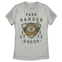 LN^[ p[N W[ TVc wU[ X^[EH[Y y LICENSED CHARACTER STAR WARS EWOK PARK RANGER ENDOR TEE / ATHLETIC HEATHER z LbY xr[ }^jeB gbvX Jbg\[