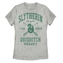 【★Fashion THE SALE★7/12午前10時迄】キャラクター チーム グラフィック Tシャツ ヘザー SEEKER" 【 LICENSED CHARACTER HARRY POTTER SLYTHERIN TEAM QUIDDITCH GRAPHIC TEE / ATHLETIC HEATHER 】 キッズ ベビー マタニティ トップス カットソー