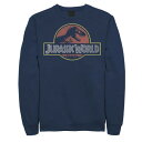 パーク クラシック ロゴ スウェットシャツ トレーナー 紺色 ネイビー 【 JURASSIC PARK JURASSIC WORLD CLASSIC RETRO...