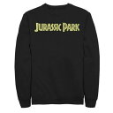 キャラクター パーク クラシック フリース グラフィック 【 LICENSED CHARACTER JURASSIC PARK CLASSIC SIMPLE TEXT FLEECE GRAPHIC PULLOVER / 】 メンズファッション トップス スウェット トレーナー