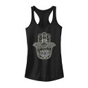 タンクトップ 黒色 ブラック 【 UNBRANDED HAMSA LOTUS DESIGN TANK TOP / BLACK 】 キッズ ベビー マタニティ トップス パーカー