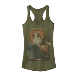 タンクトップ 緑 グリーン 【 UNBRANDED DOG MOOD PAINTING TANK TOP / MILITARY GREEN 】 キッズ ベビー マタニティ トップス パーカー