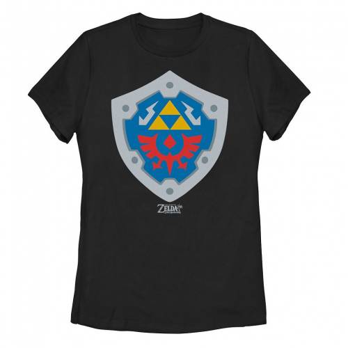 キャラクター レジェンド ロゴ Tシャツ LINK'S 【 LICENSED CHARACTER NINTENDO LEGEND OF ZELDA AWAKENING HYLIAN SHIELD LOGO TEE / 】 キッズ ベビー マタニティ トップス カットソー