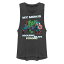 饯 եå 󥯥ȥå 㥳 AMAZING"  LICENSED CHARACTER MARVEL AVENGERS MY MOM IS MUSCLE GRAPHIC TANK TOP / CHARCOAL  å ٥ӡ ޥ˥ƥ ȥåץ