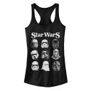 【★Fashion THE SALE★1/14迄】キャラクター タンクトップ 黒色 ブラック スターウォーズ 【 LICENSED CHARACTER STAR WARS STORM TROOPER HELMETS POSTER TANK TOP / BLACK 】 キッズ ベビー マタニティ トップス