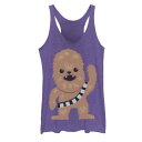 【★Fashion THE SALE★1/14迄】キャラクター タンクトップ 紫 パープル ヘザー スターウォーズ 【 LICENSED CHARACTER STAR WARS CHEWBACCA CUTIE CARTOON CHEWIE TANK TOP / PURPLE HEATHER 】 キッズ ベビー マタニティ トップス