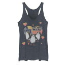 【★Fashion THE SALE★1/14迄】キャラクター タンクトップ 紺色 ネイビー ヘザー スターウォーズ 【 LICENSED CHARACTER STAR WARS PORG HEARTS TANK TOP / NAVY HEATHER 】 キッズ ベビー マタニティ トップス