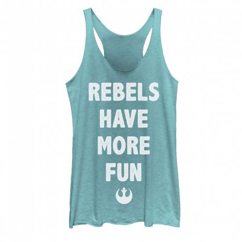 キャラクター レベルス タンクトップ 青色 ブルー スターウォーズ 【 LICENSED CHARACTER STAR WARS REBELS HAVE MORE FUN TANK TOP / TAHITI BLUE 】 キッズ ベビー マタニティ トップス