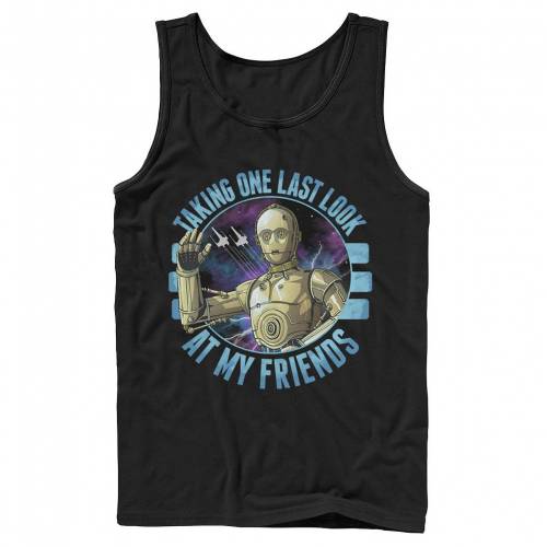 ブランド名Star Wars性別mens (adult)商品名: The Rise Of Skywalker C-3PO Taking One Last Look Tank Topカラー/Black