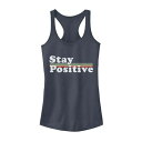 虹色 レインボー グラフィック タンクトップ 藍色 インディゴ POSITIVE&#34; 【 UNBRANDED STAY RAINBOW GRAPHIC TANK / INDIGO 】 キッズ ベビー マタニティ トップス パーカー