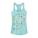LN^[ ^Ngbv y LICENSED CHARACTER ANIMAL CROSSING GROUP CHARACTER FACES TANK TOP / CANCUN z LbY xr[ }^jeB gbvX p[J[