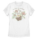 グラフィック Tシャツ 白色 ホワイト FLOWERS&#34; 【 UNBRANDED NO RAIN BUTTERFLY GRAPHIC TEE / WHITE 】 キッズ ベビー マタニティ トップス カットソー