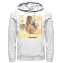 フーディー パーカー 白色 ホワイト スターウォーズ & I'VE 【 STAR WARS CHEWIE C-3PO GOT YOUR BACK POSTER HOODIE / WHITE 】 メンズファッション トップス スウェット トレーナー