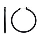 黒色 ブラック フープ イヤリング 【 SIMPLY VERA VERA WANG BLACK TONE THICK HOOP EARRINGS / 】 ジュエリー アクセサリー レディースジュエリー