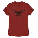 TVc  bh CHANGE&#34; y UNBRANDED BECOME THE BUTTERFLY TEE / RED z LbY xr[ }^jeB gbvX Jbg\[