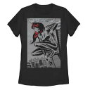 キャラクター 黒色 ブラック クラシック アート Tシャツ 【 LICENSED CHARACTER MARVEL BLACK WIDOW CLASSIC RETRO PANEL ART TEE / 】 キッズ ベビー マタニティ トップス カットソー