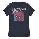 キャラクター クラシック グラフィック Tシャツ 紺色 ネイビー SPIDERMAN! 【 LICENSED CHARACTER MARVEL SPIDER-MAN! CLASSIC COMIC GRAPHIC TEE / NAVY 】 キッズ ベビー マタニティ トップス カットソー(4)
